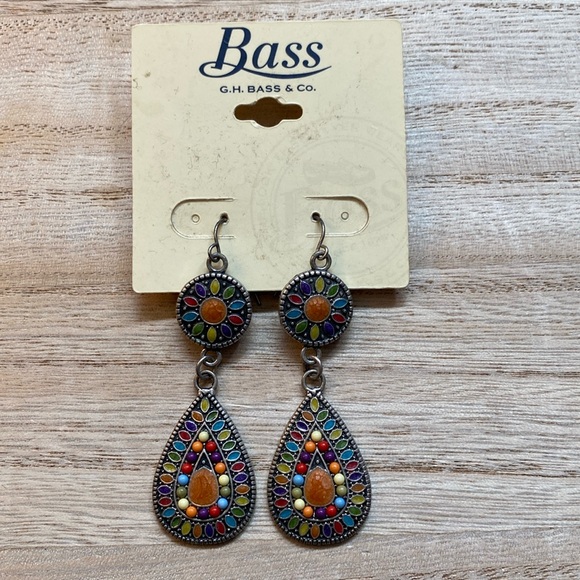 Boho Rainbow earrings NWT - Picture 3 of 10
